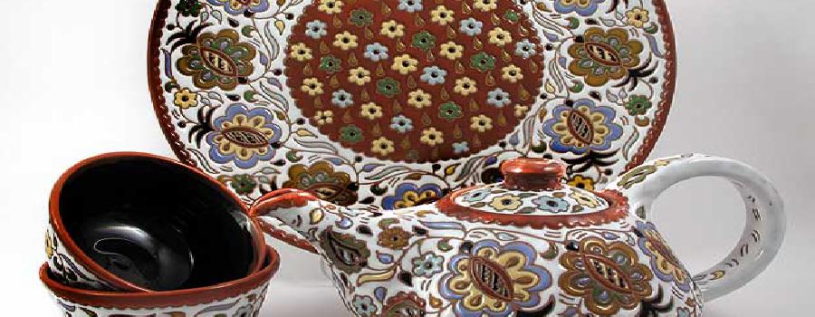 A tea set